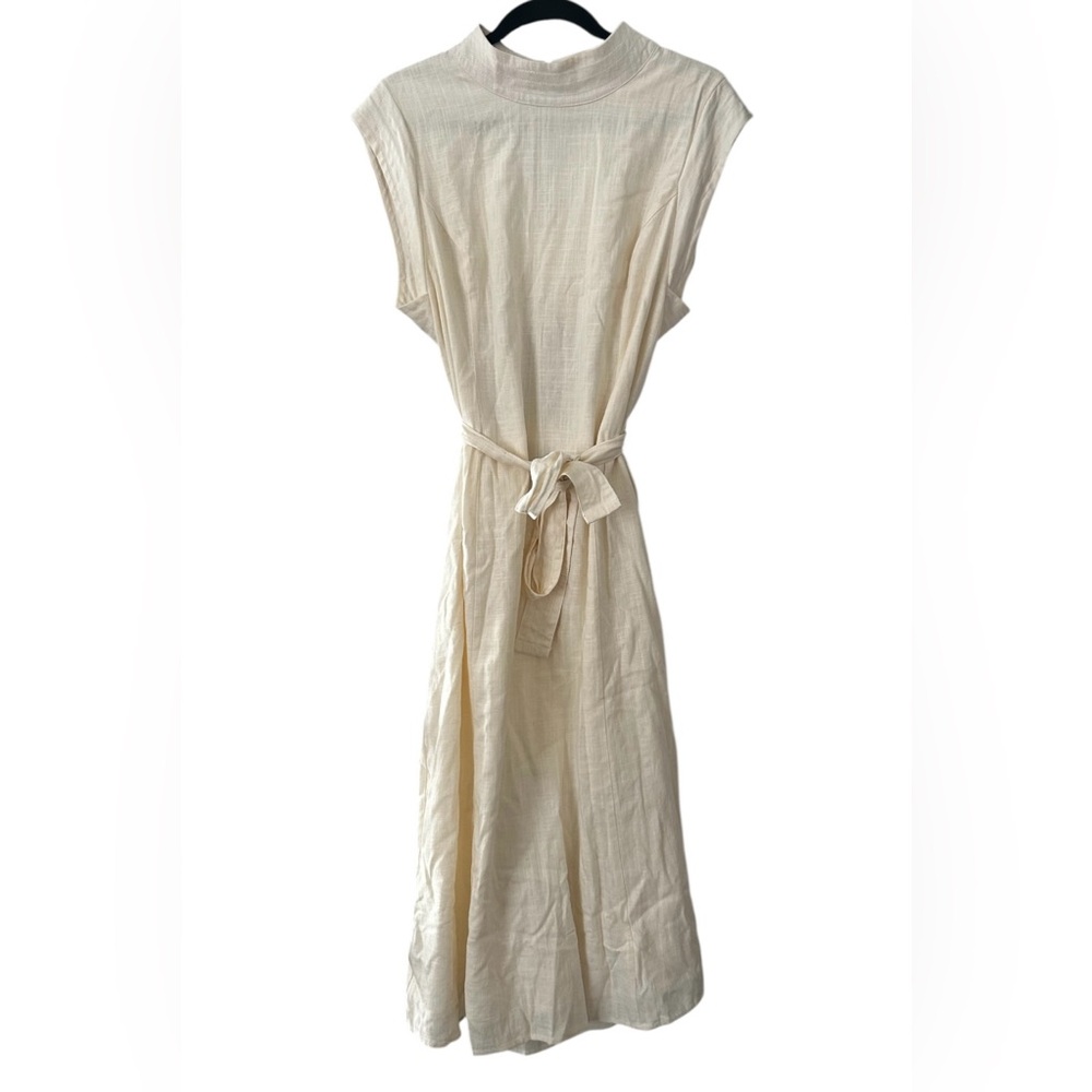 Porridge‎ Modern Belted Column Dress